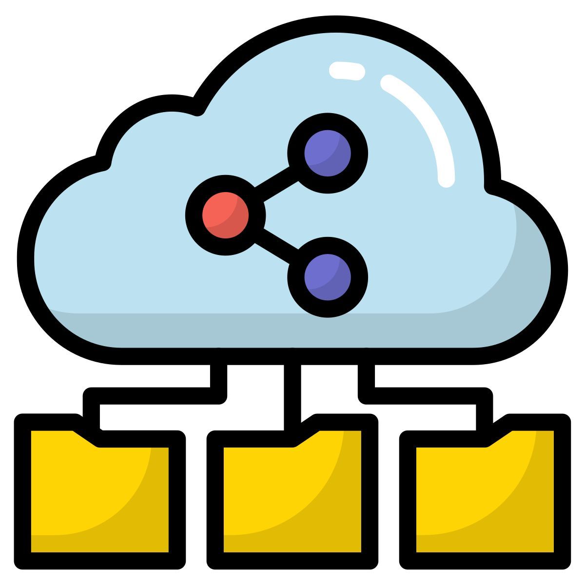 cloud share icon