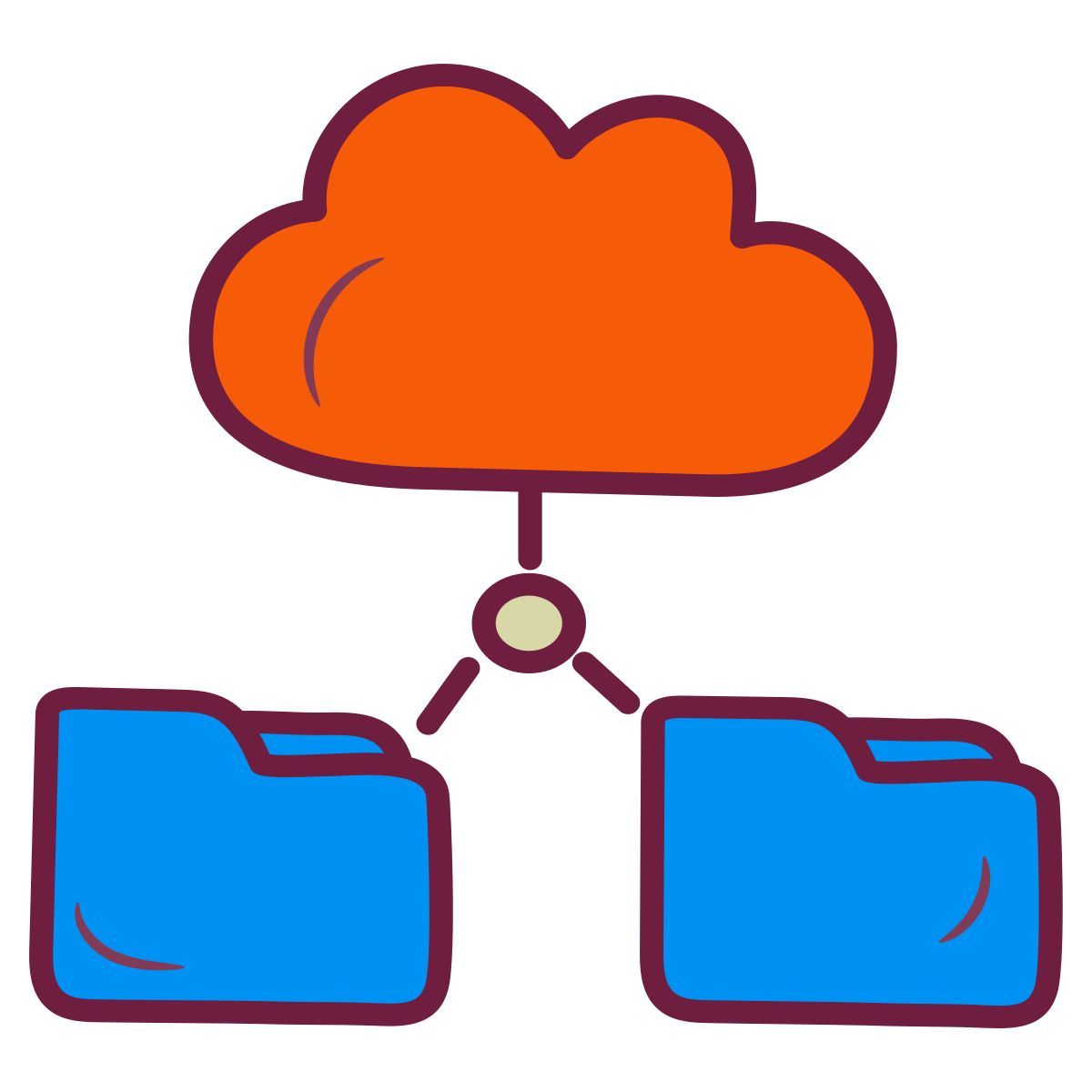 condivisione cloud icon