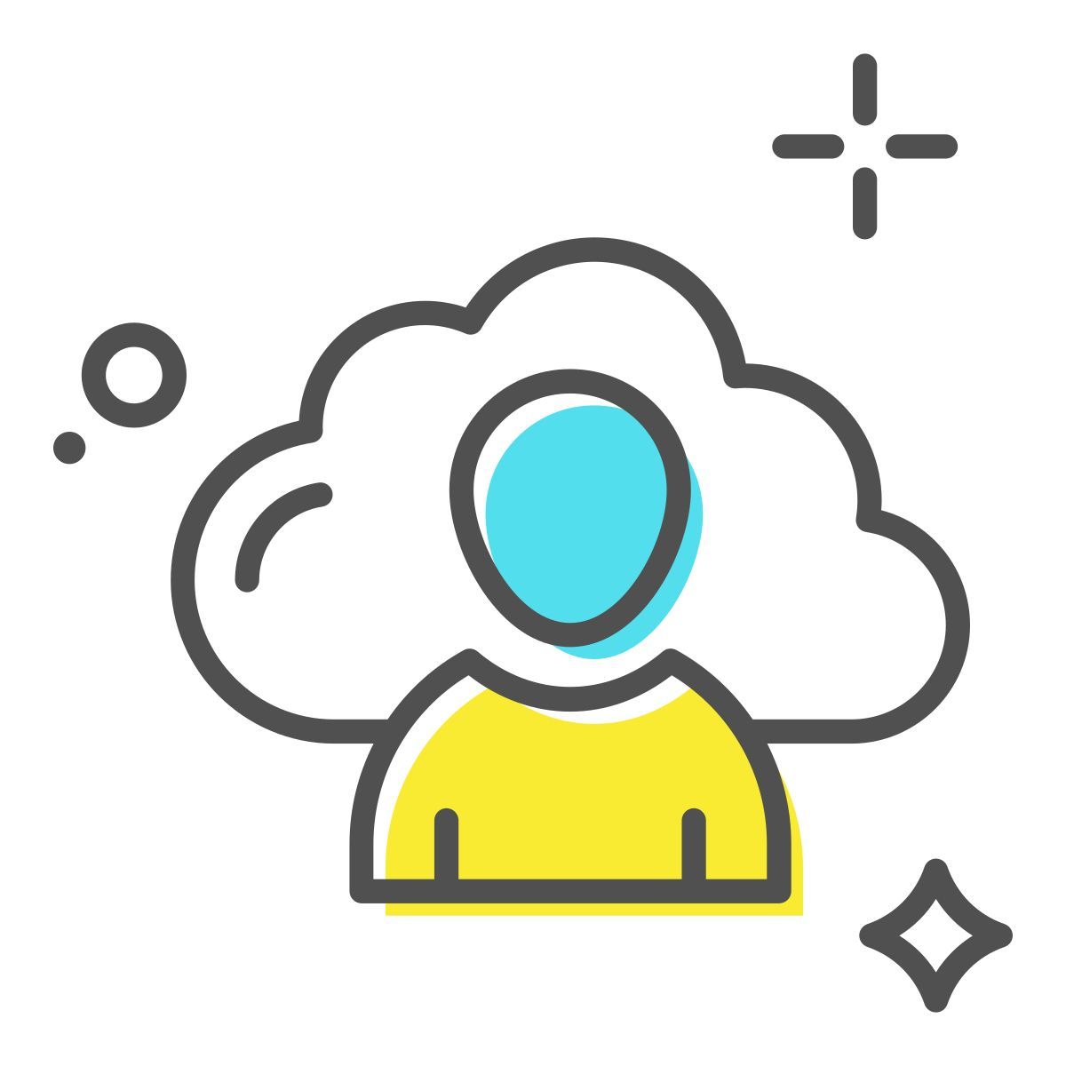 cloud user icon