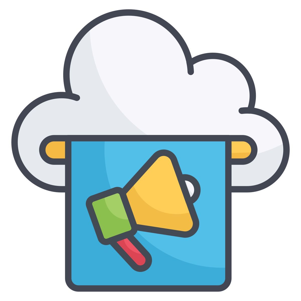 cloud anocement icon