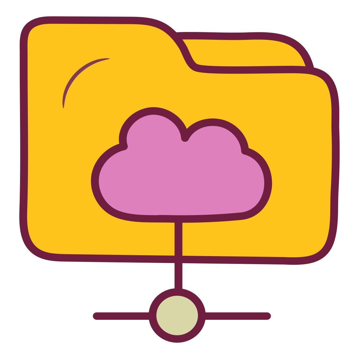 arquivo de nuvem icon