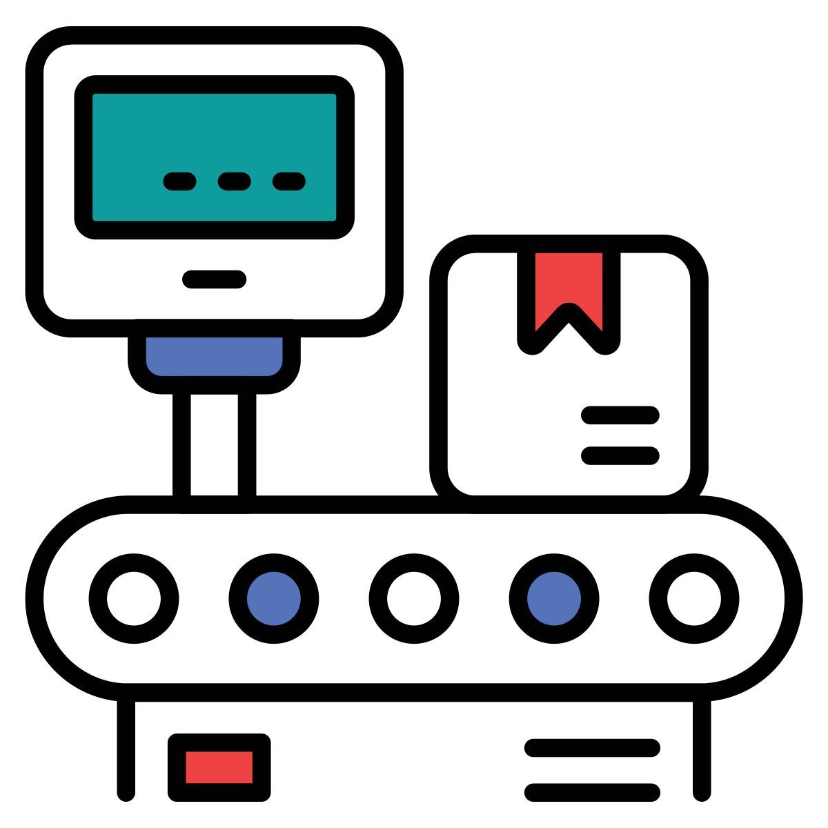 computer conveyor icon