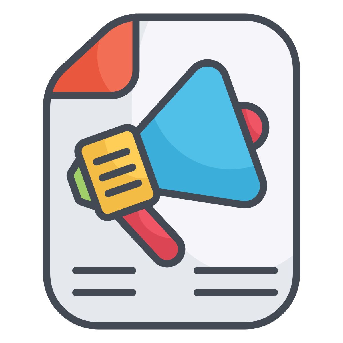 content marketing icon