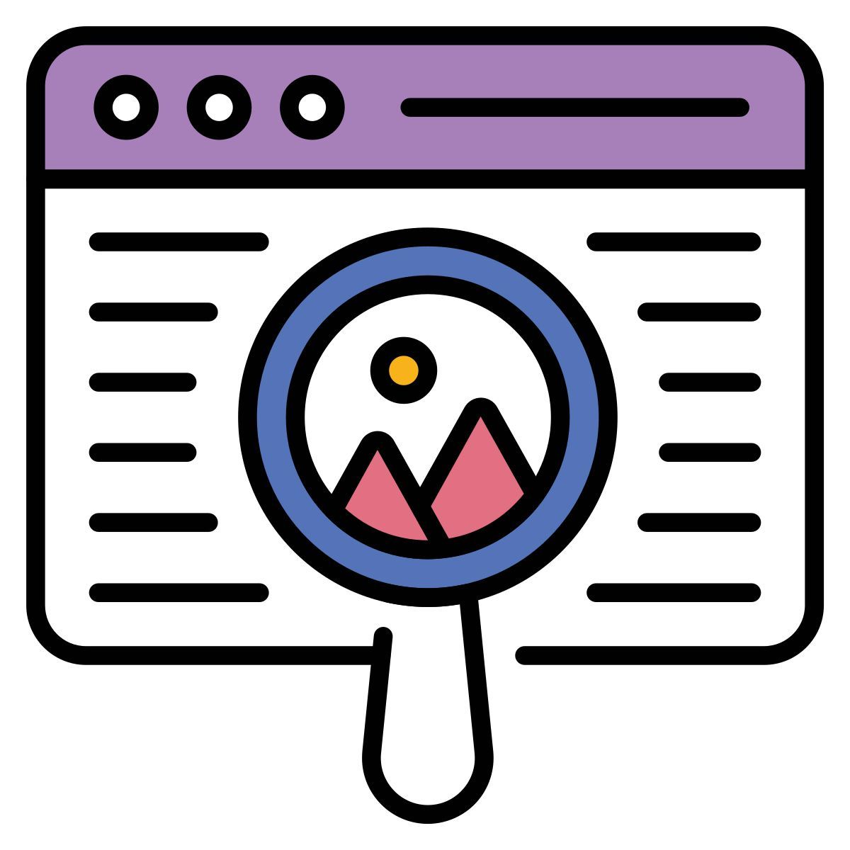 콘텐츠 검색 icon