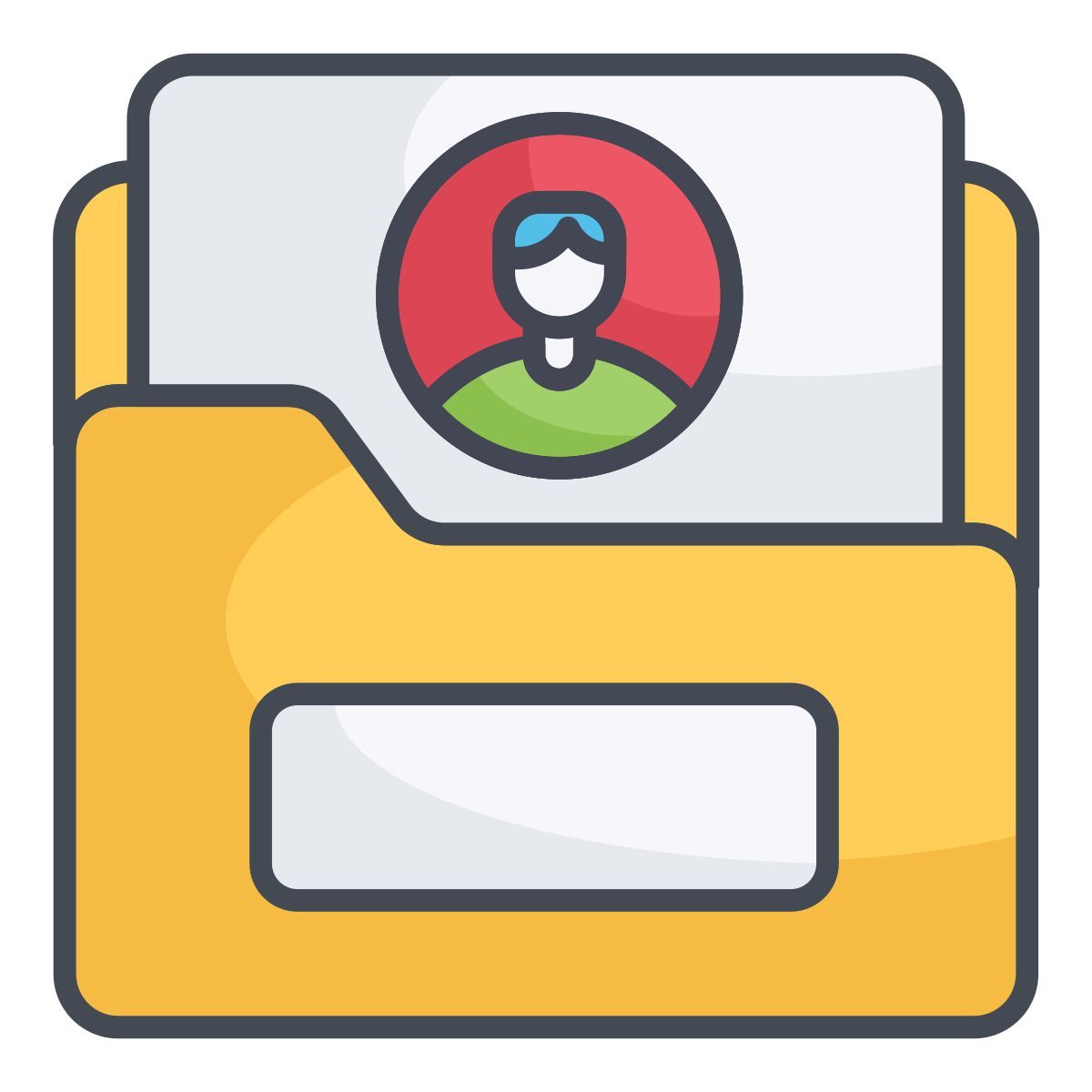 carpeta de cv icon