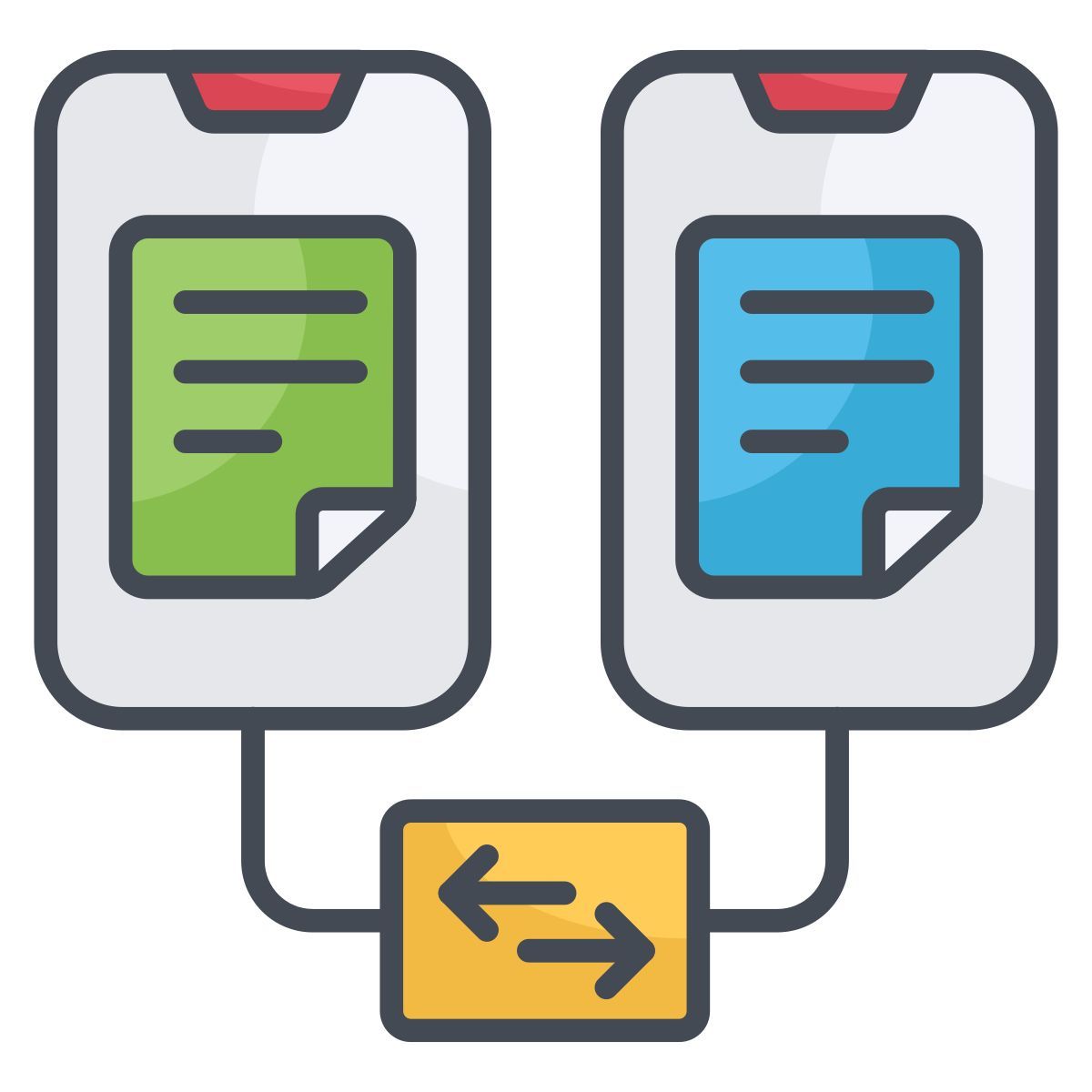 data transfer icon