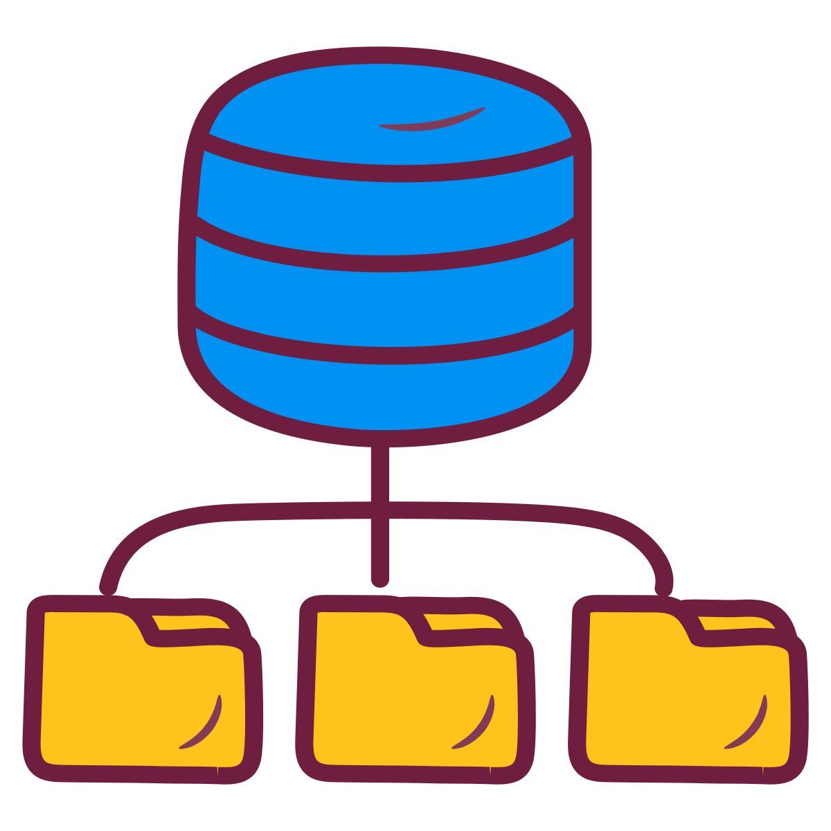gerarchia del database icon