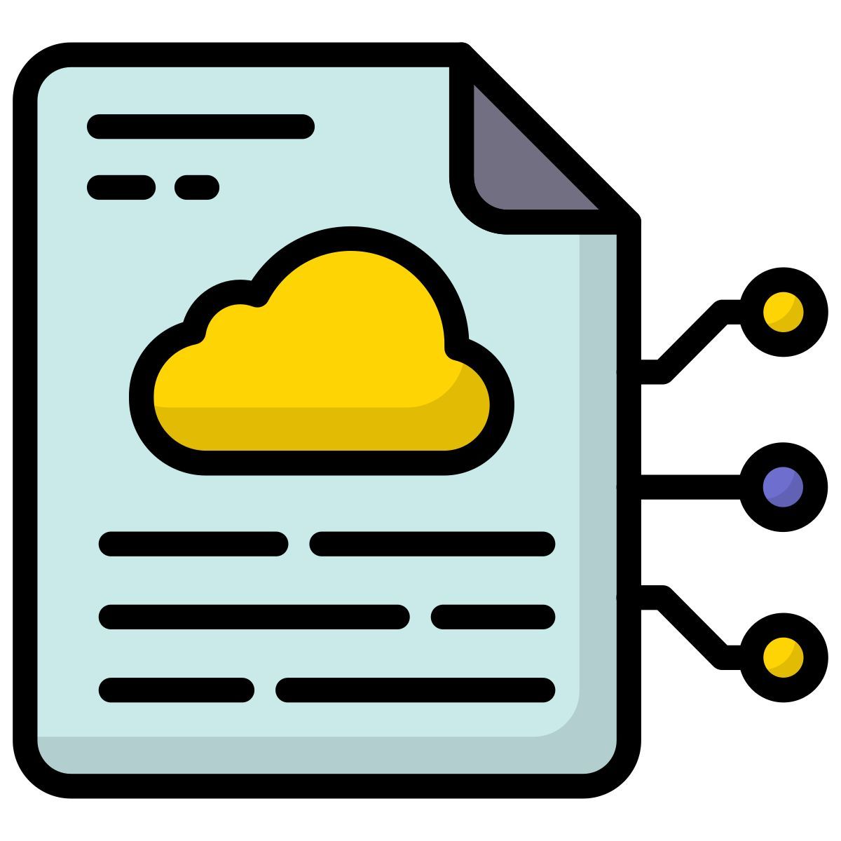 nube digital icon