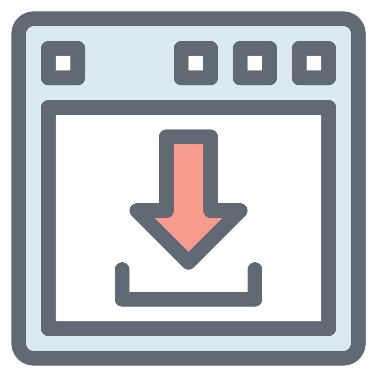 downloading icon