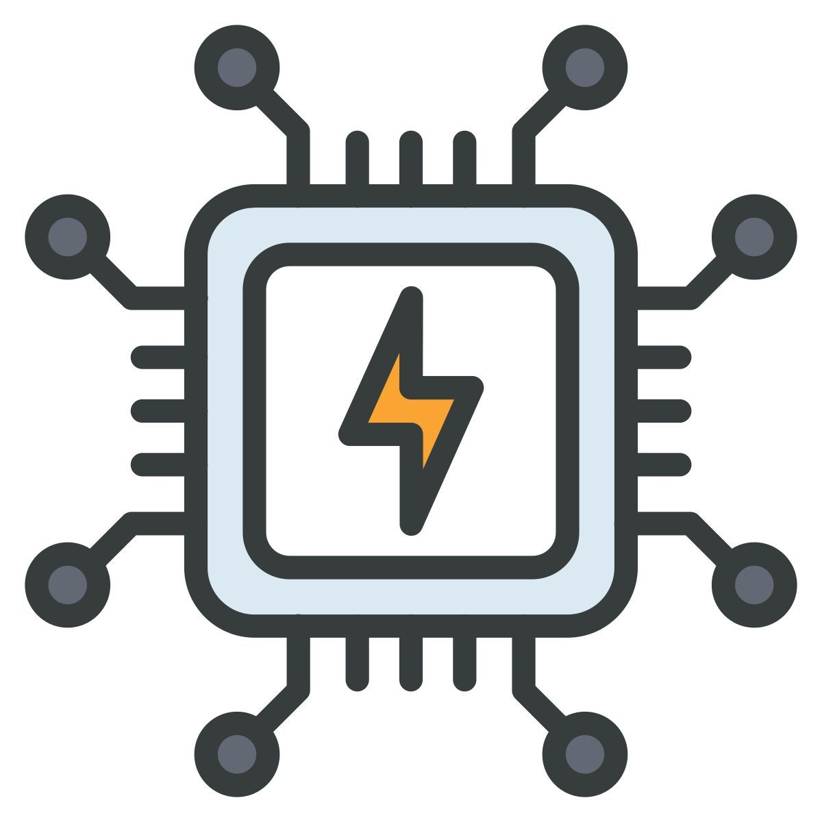 electric chip icon