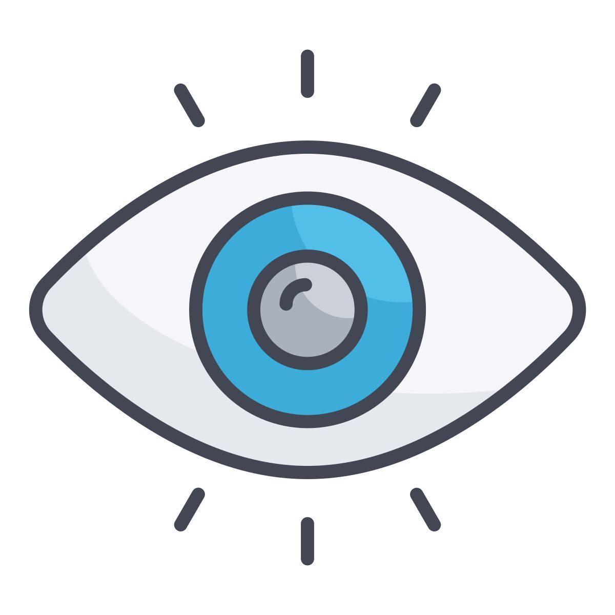 eye monitoring icon