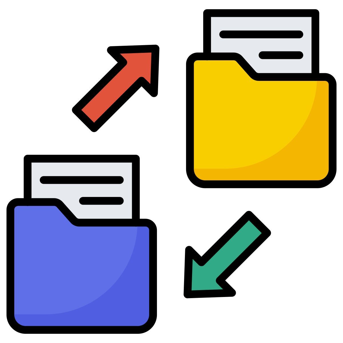file transfer icon