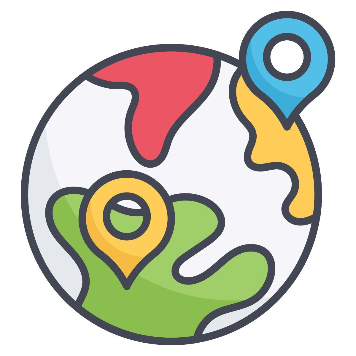 globaler standort icon