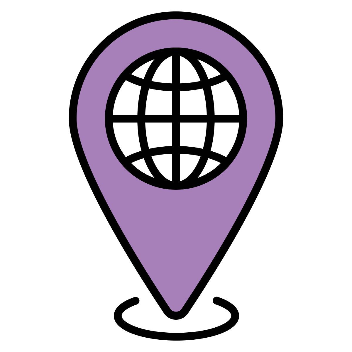 globaler standort icon