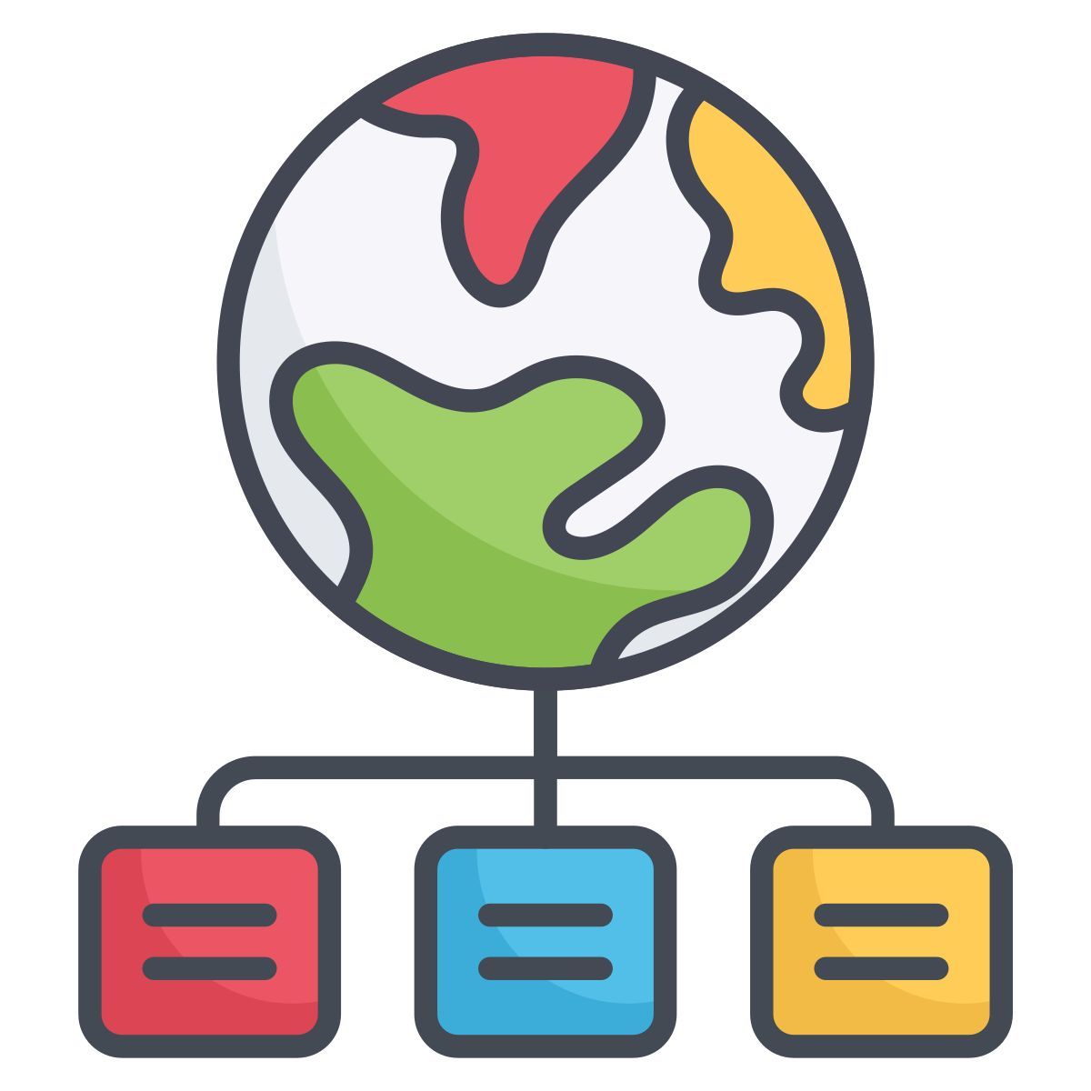 Globales Netzwerk icon