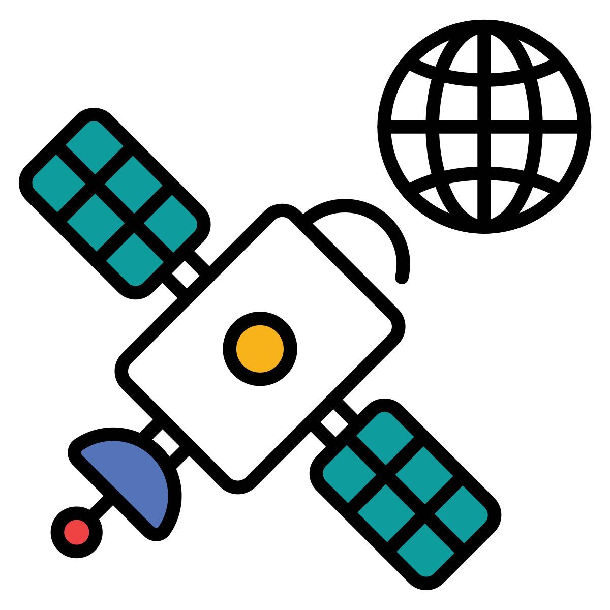 global satellite icon