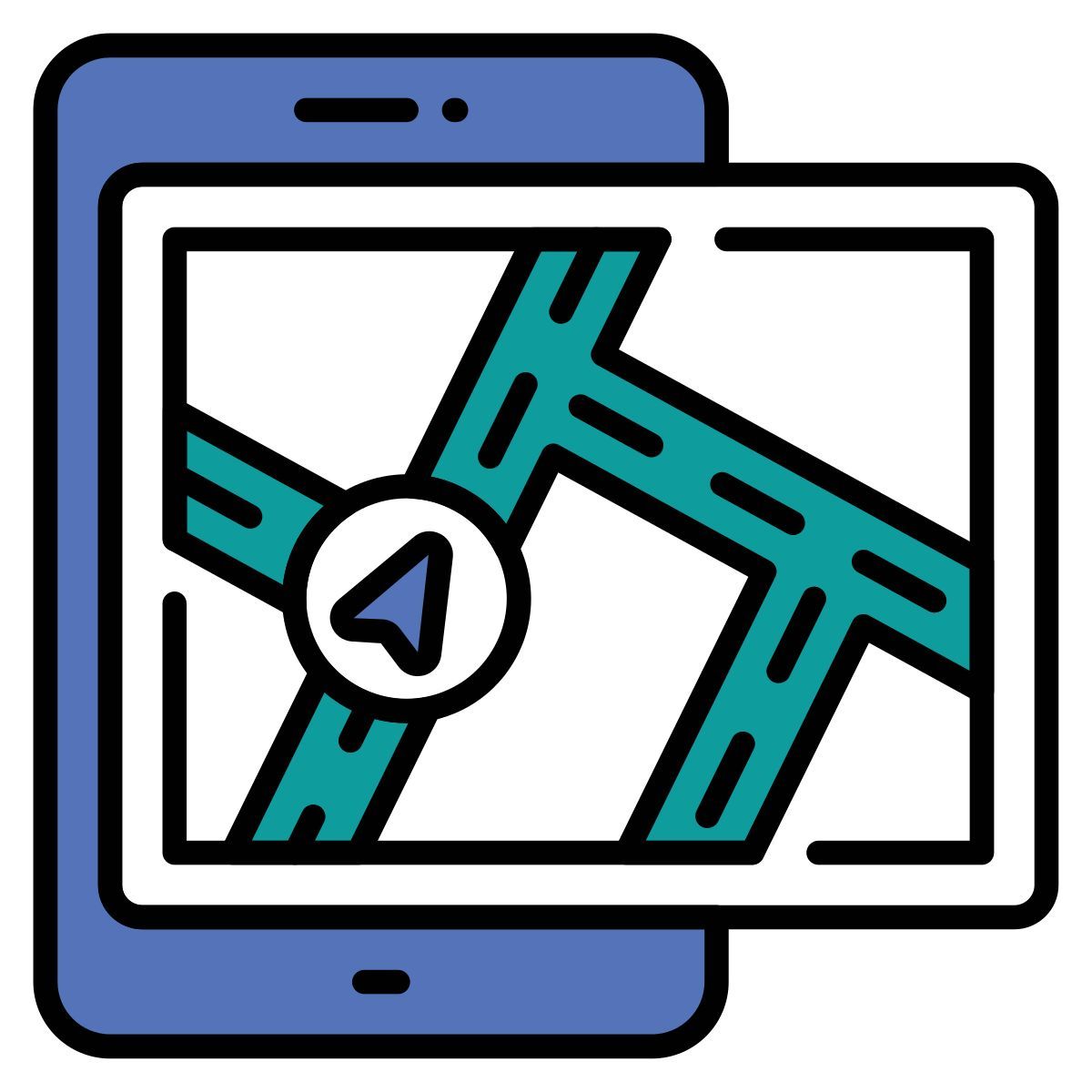 gps navigation icon