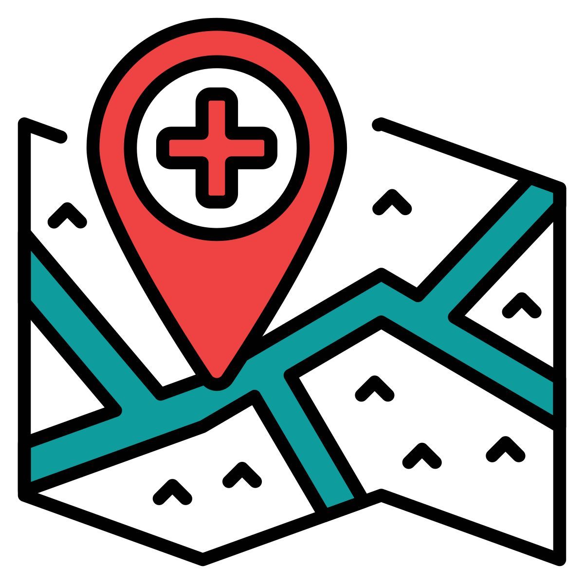 hospital location icon