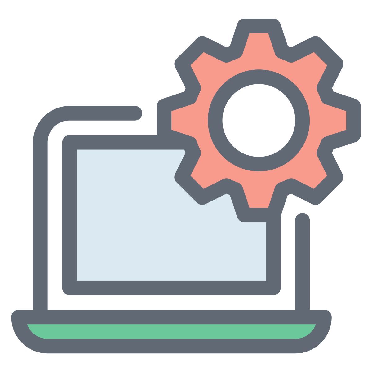 paramètres de l'ordinateur portable icon