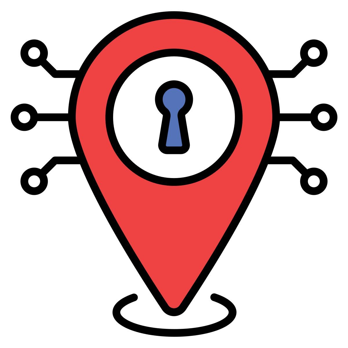 location lock icon