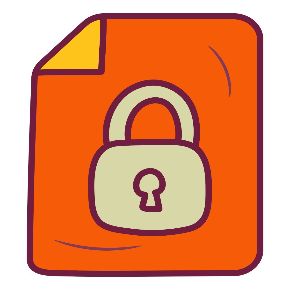 lock file icon