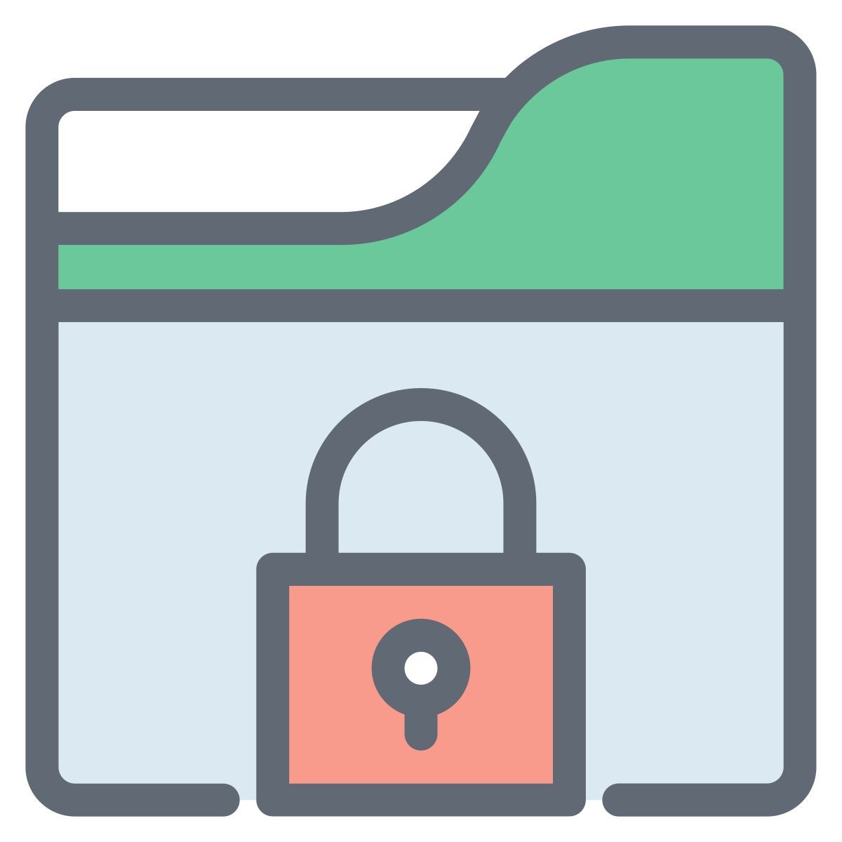 locked folder icon
