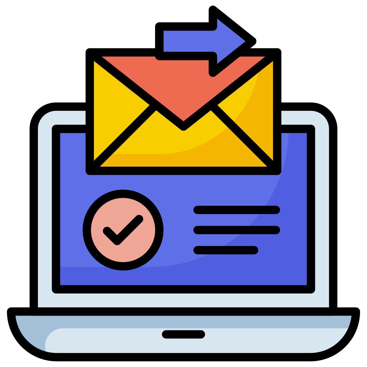 message delivery icon