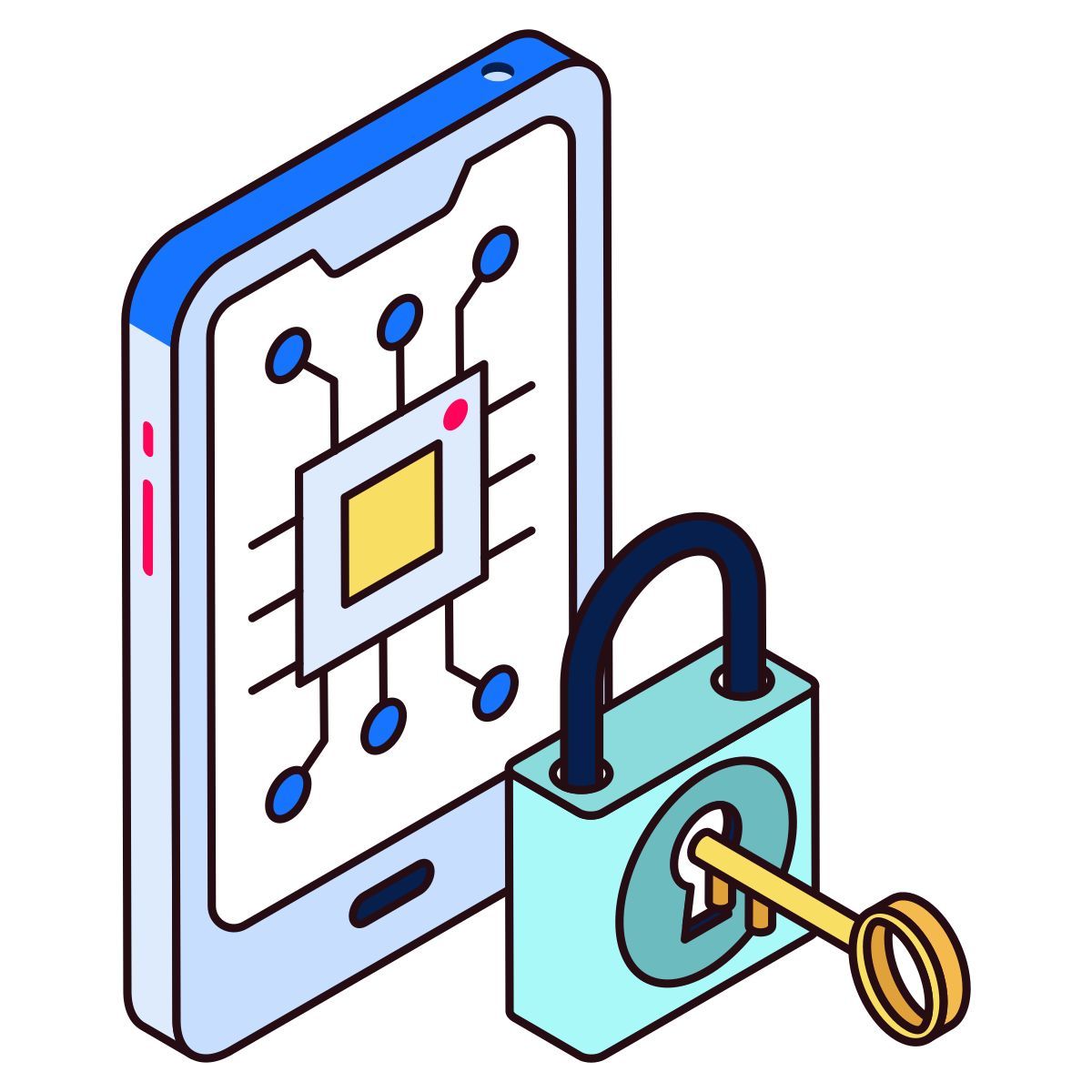 mobile data protection icon