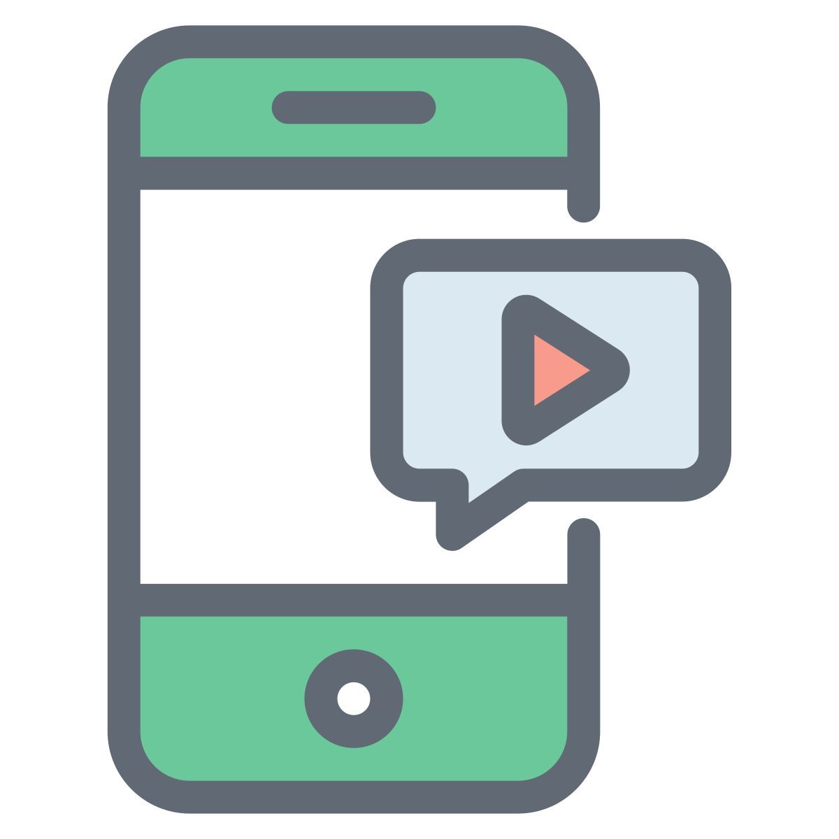 mobile media icon