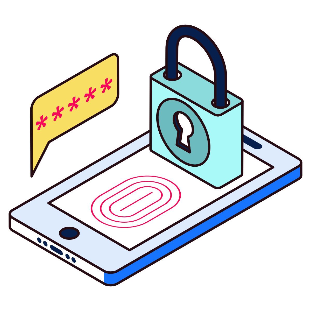 mobile security icon
