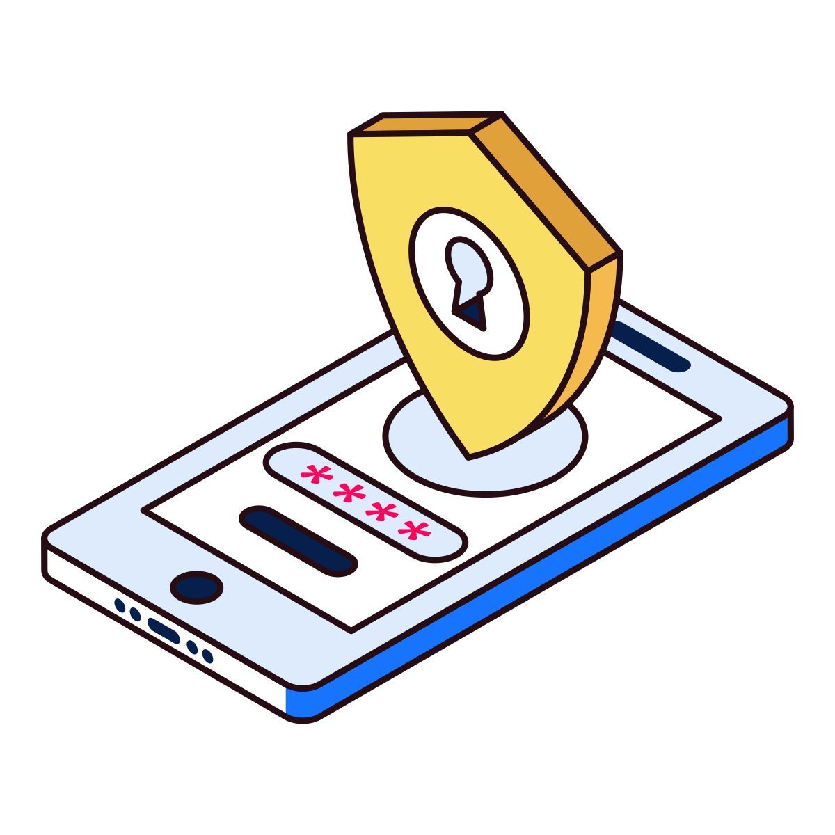 mobile security icon
