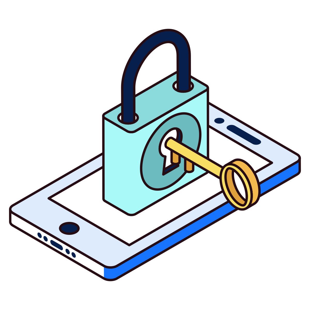 mobile security icon