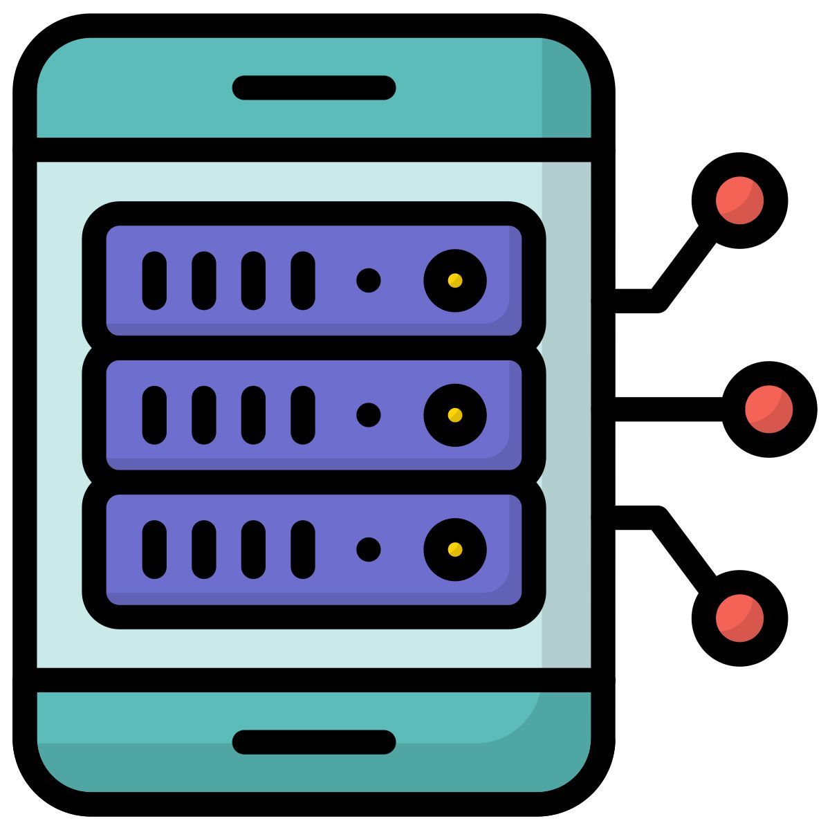 mobile server icon