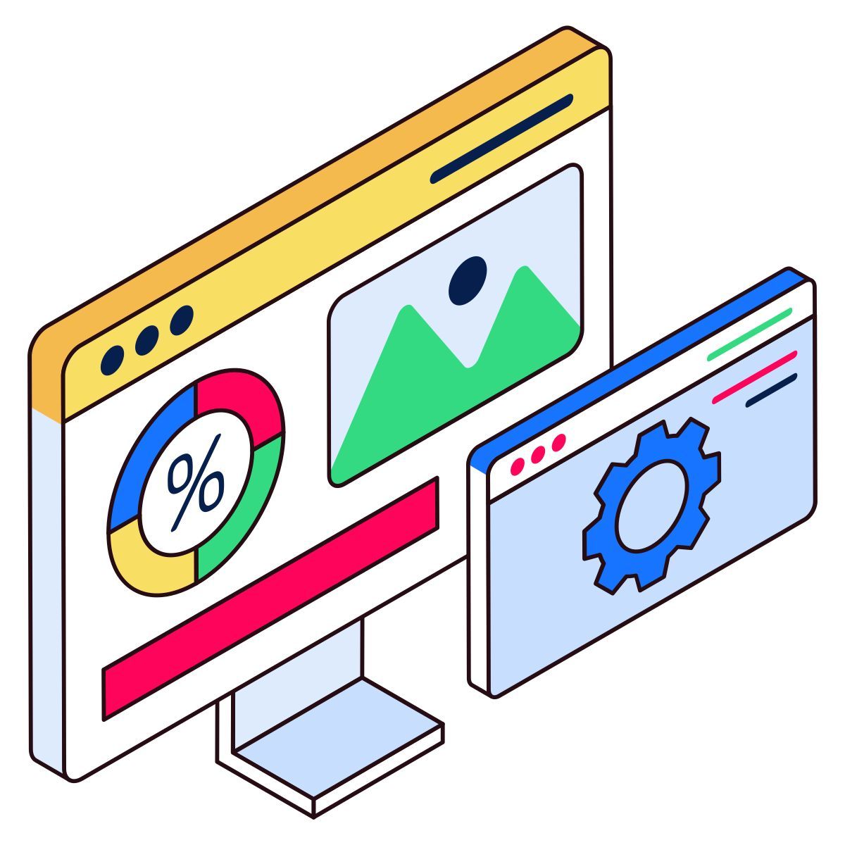 modern web icon