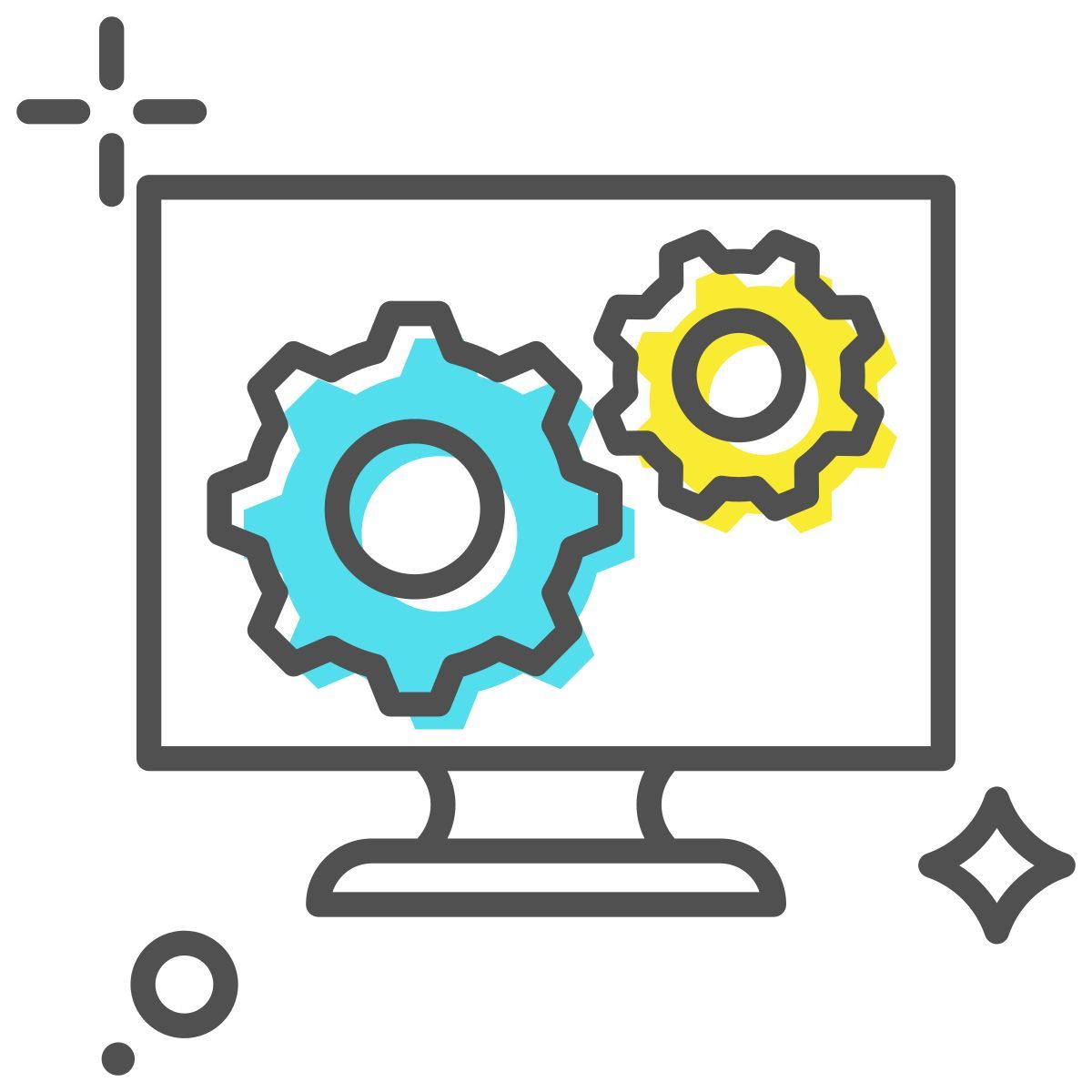 모니터 설정 icon