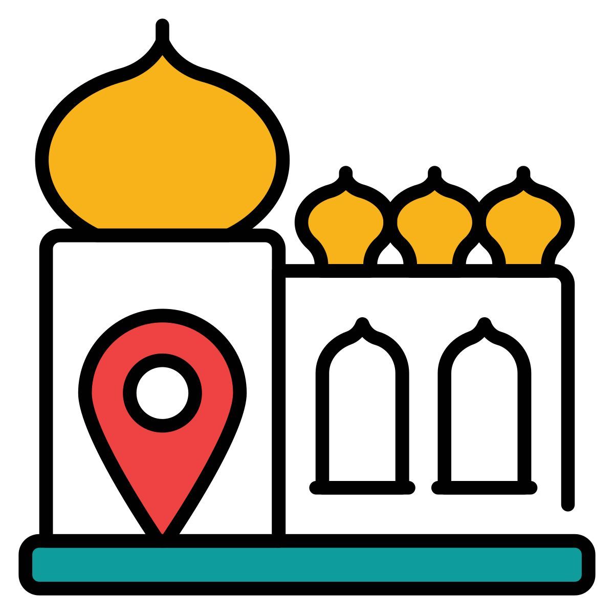 posizione della moschea icon