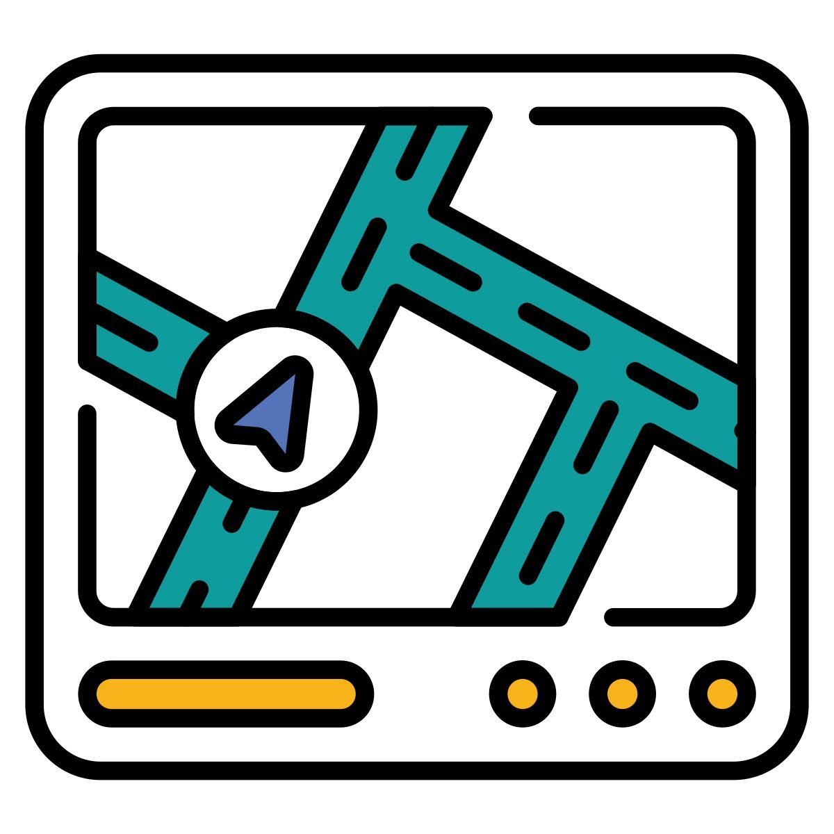 navigation system icon