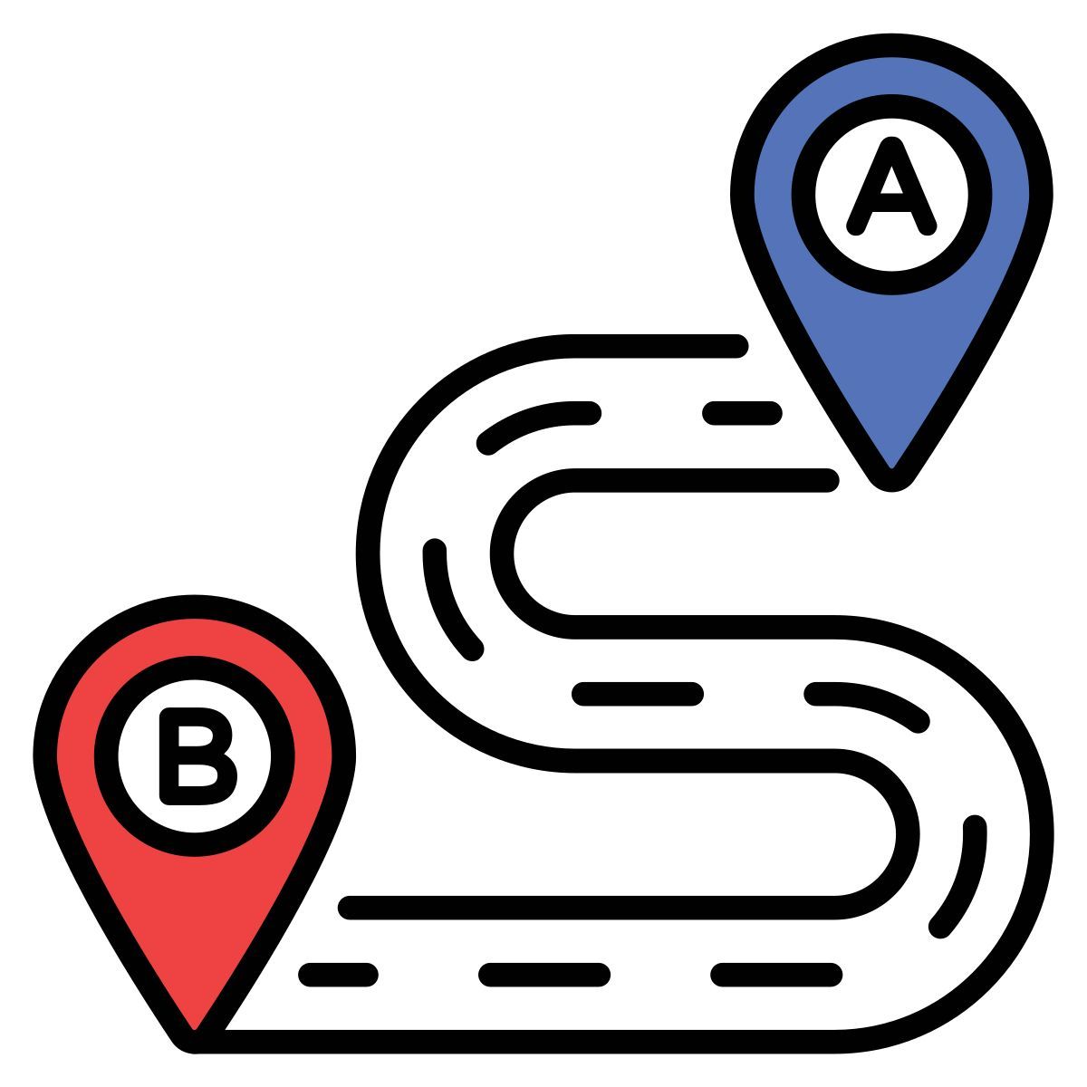 navigation trajectory icon