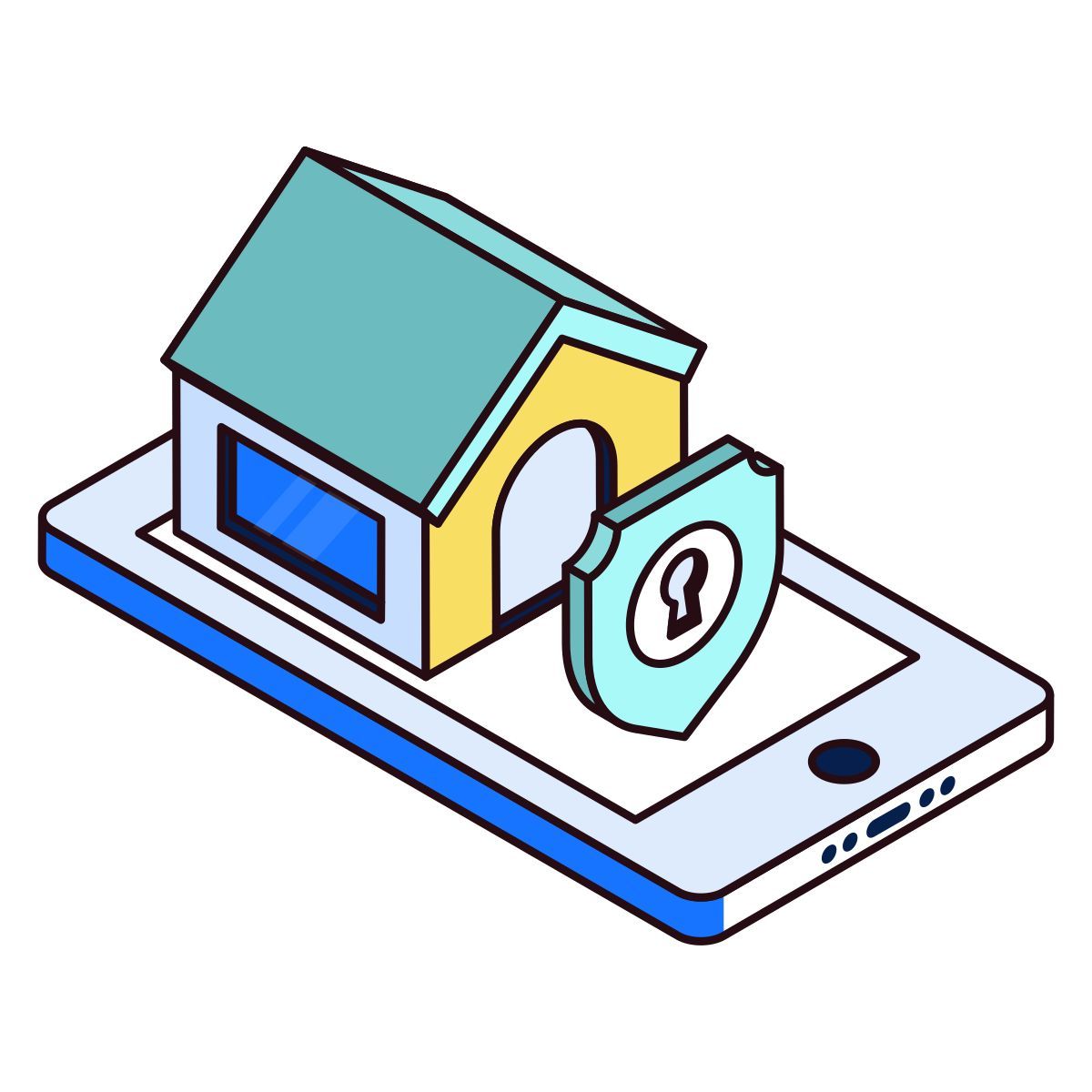 online bank protection icon