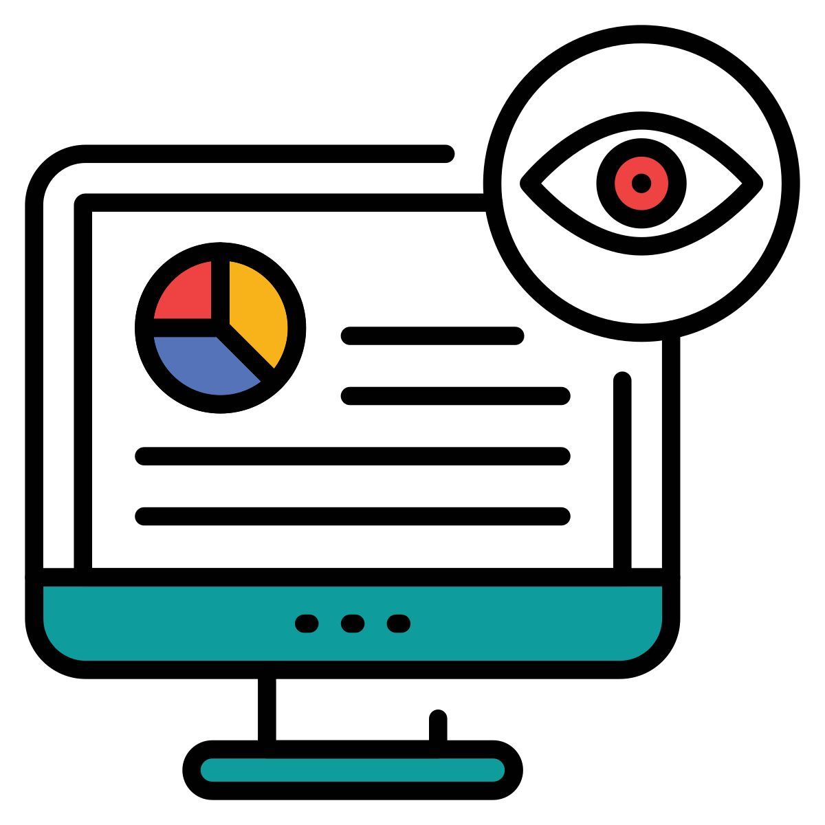 online data monitoring icon