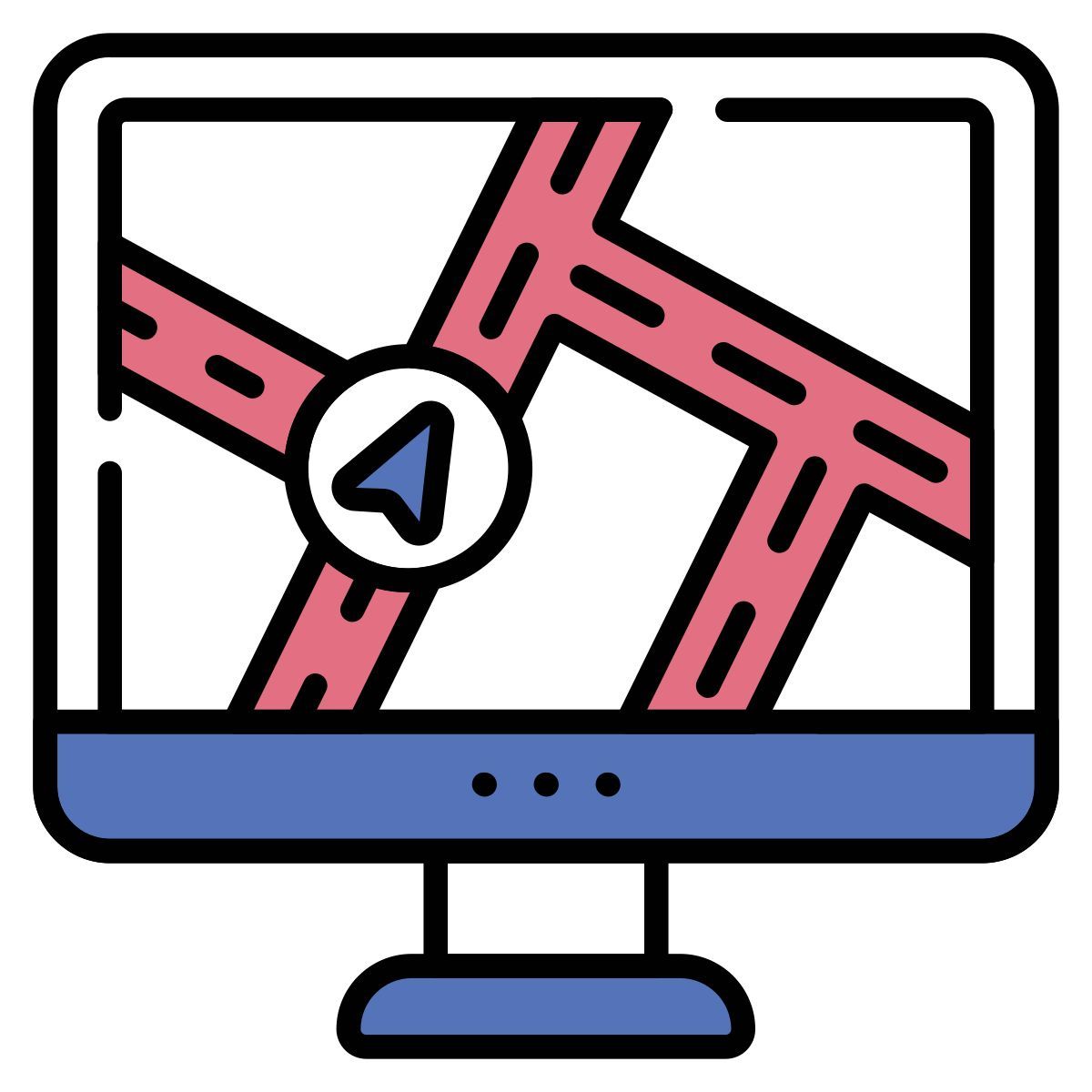 online map service icon