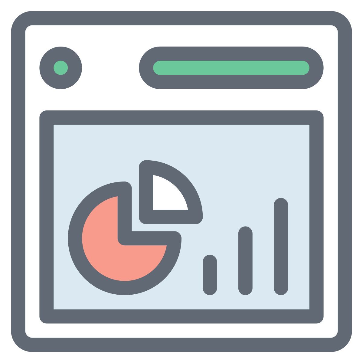 estadísticas en línea icon