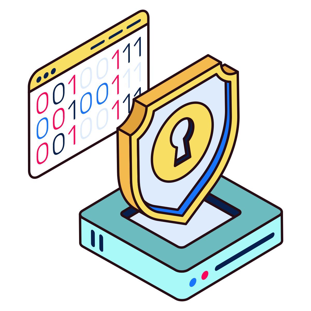 personal data protection icon