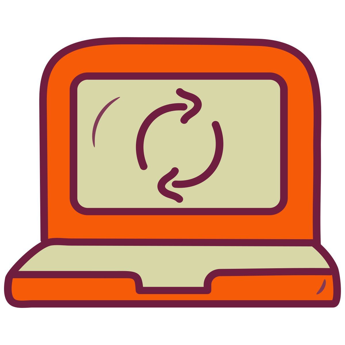 reload laptop icon