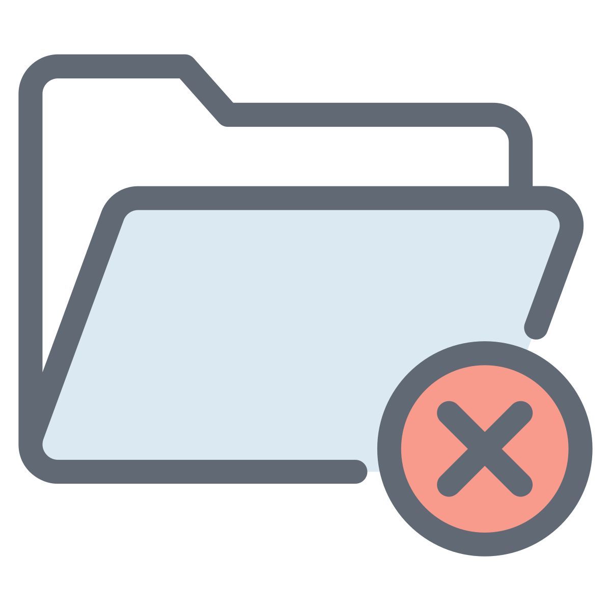 rimuovi cartella icon