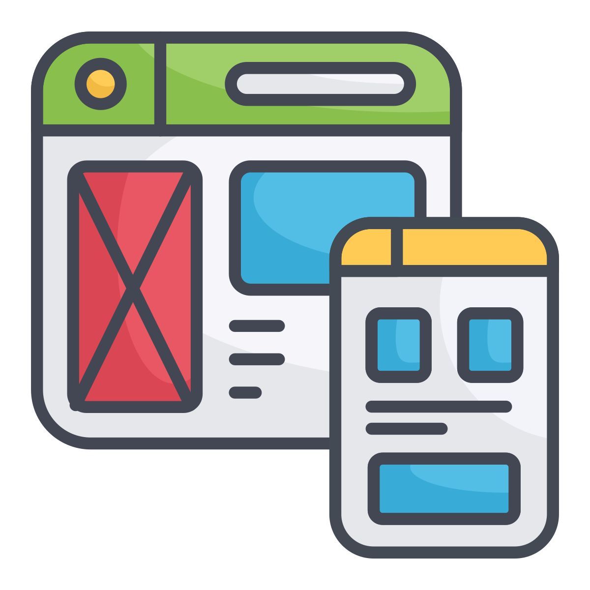 Design reattivo icon