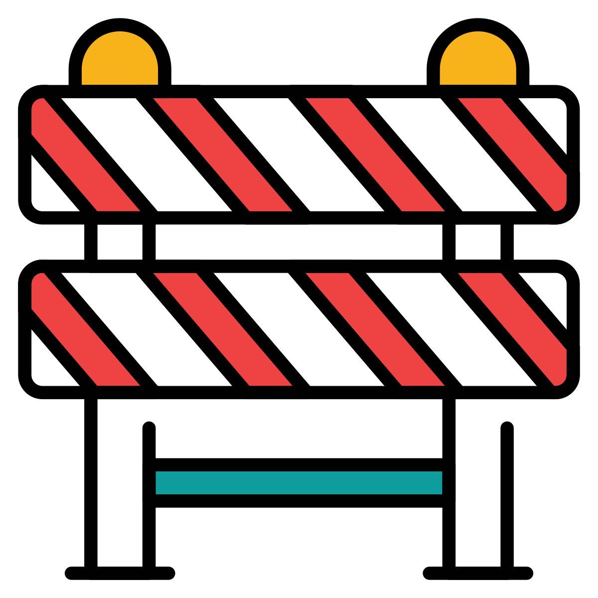 road barrier icon