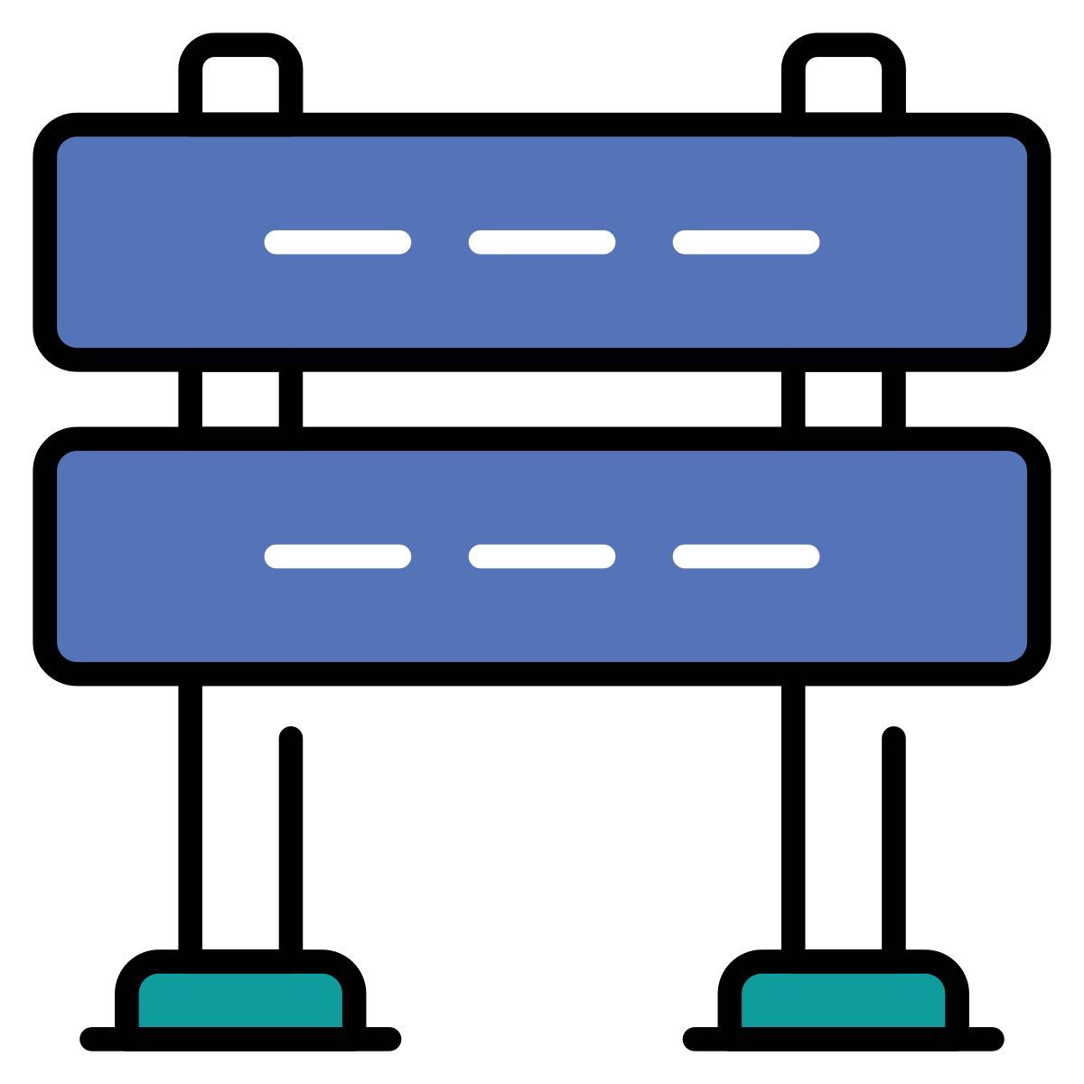 barrière routière icon
