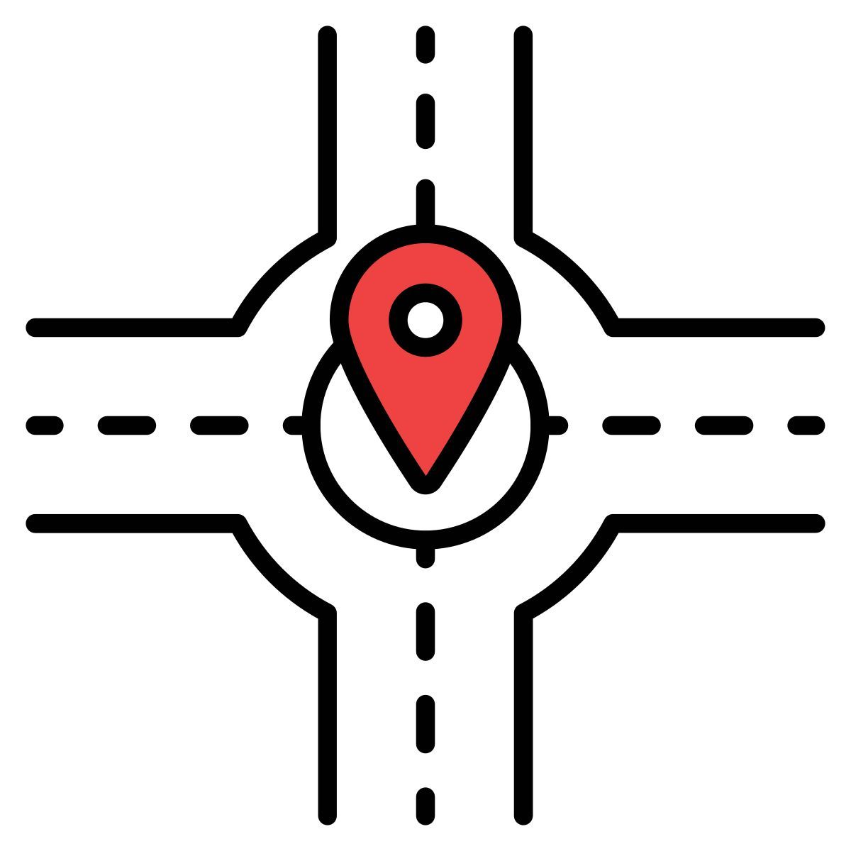 kreisverkehr navigation icon
