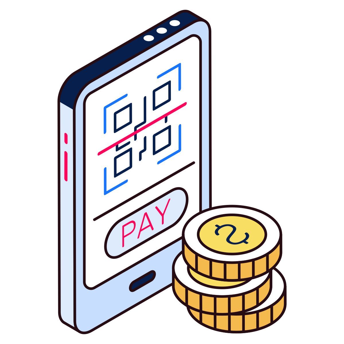 scan qr payment icon